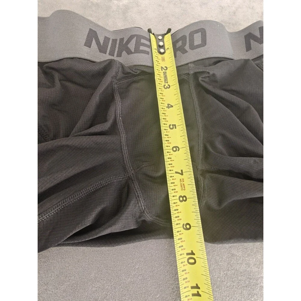 Nike Pro Dri-FIT Compression Leggings Men's M Black Athletic Pocket